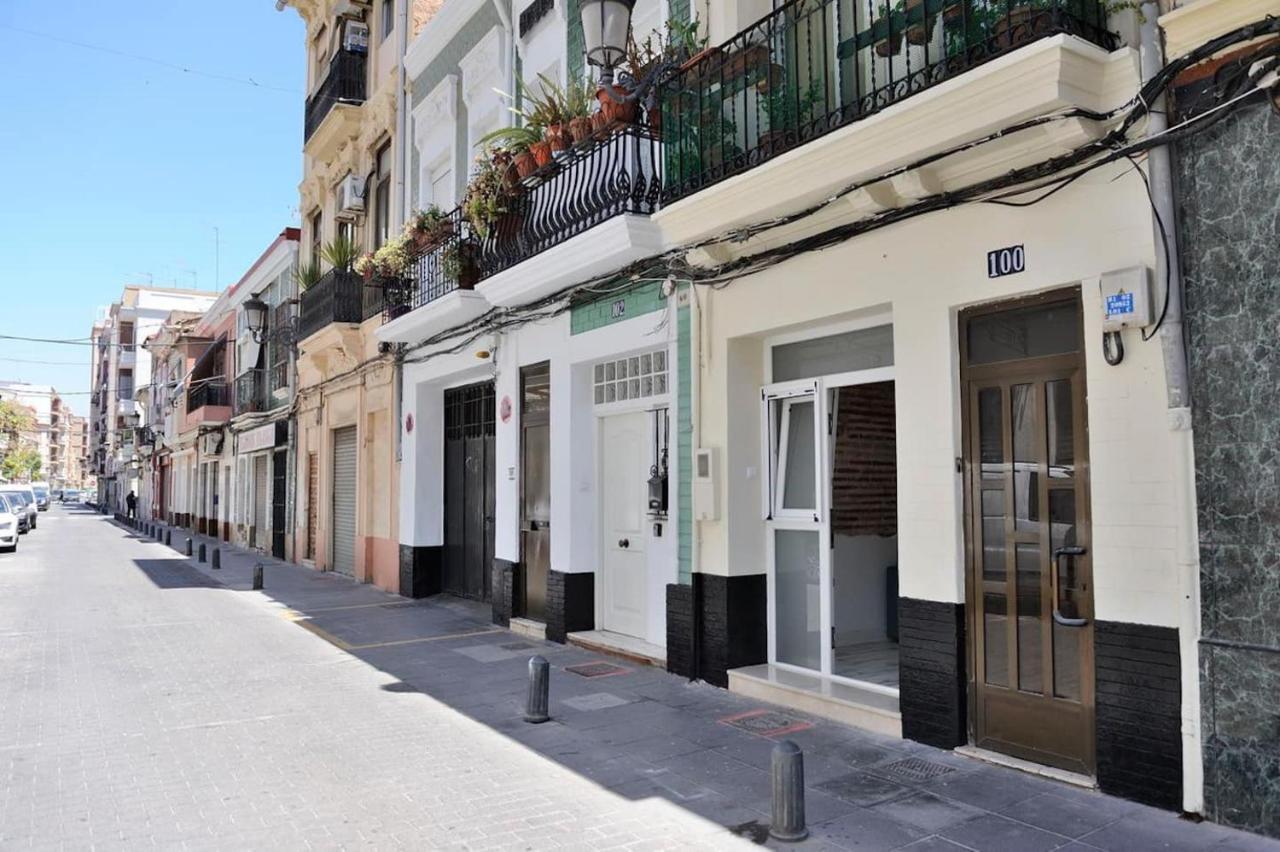 Chic Estudio Privado Al Lado De La Playa Valencia Exterior foto